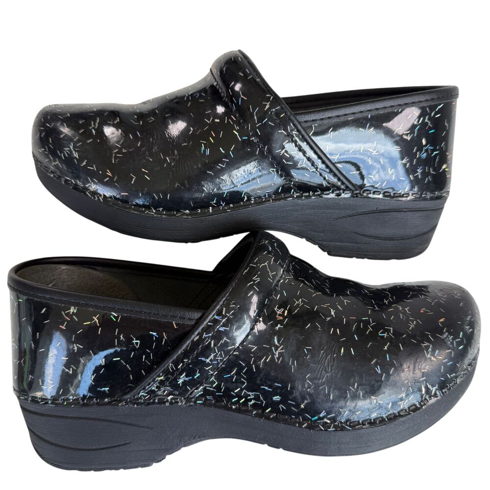 Dansko Rainbow Flecks Women's Clogs Size 8.5-9 US 39 EU